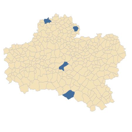 Répartition de Rumex palustris Sm. dans le Loiret