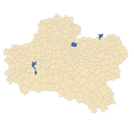 Répartition de Salvia verbenaca L. dans le Loiret