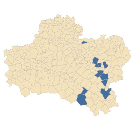 Répartition de Schoenus nigricans L. dans le Loiret