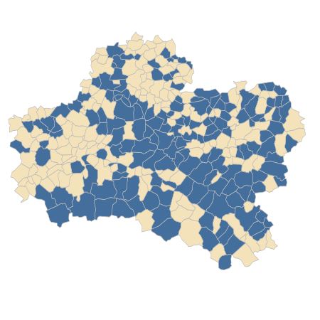 Répartition de Scorzoneroides autumnalis (L.) Moench dans le Loiret