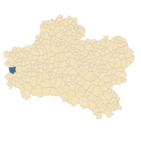 Répartition de Scrophularia vernalis L. dans le Loiret