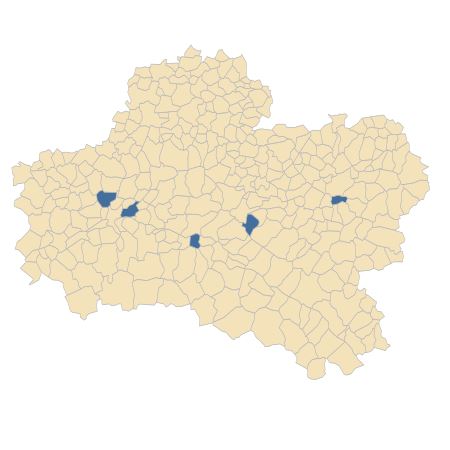 Répartition de Silene dioica (L.) Clairv. dans le Loiret