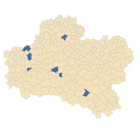 Répartition de Silybum marianum (L.) Gaertn. dans le Loiret