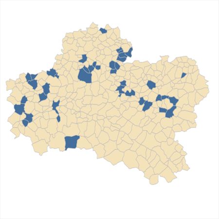 Répartition de Sison segetum L. dans le Loiret