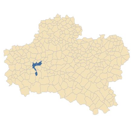 Répartition de Lagurus ovatus L. dans le Loiret