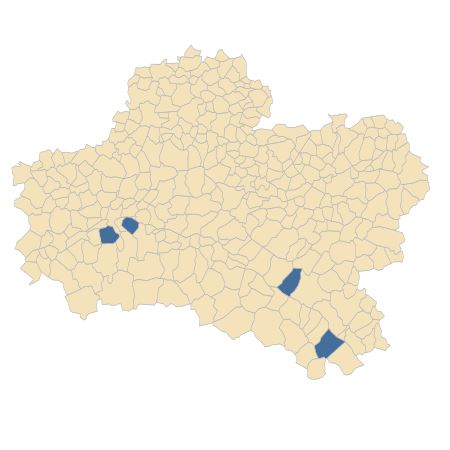 Répartition de Solanum physalifolium Rusby dans le Loiret