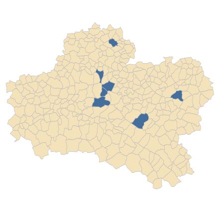 Répartition de Sorbus latifolia (Lam.) Pers. dans le Loiret