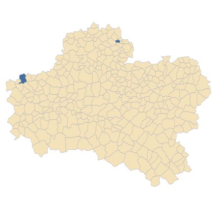 Répartition de Stachys byzantina K.Koch dans le Loiret