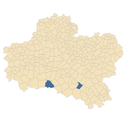 Répartition de Barbarea intermedia Boreau dans le Loiret