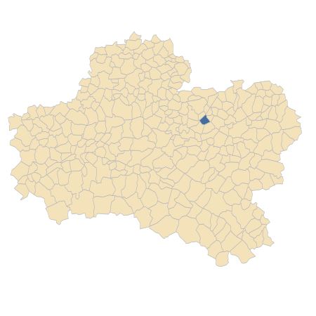 Répartition de Xeranthemum cylindraceum Sm. dans le Loiret