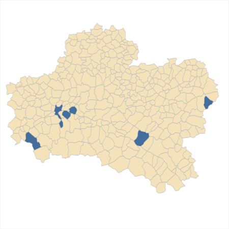 Répartition de Zannichellia palustris L. dans le Loiret