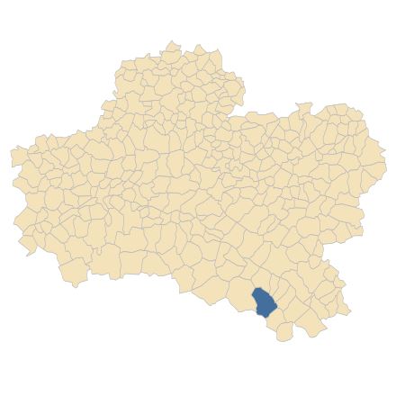 Répartition de Taraxacum campylodes G.E.Haglund dans le Loiret