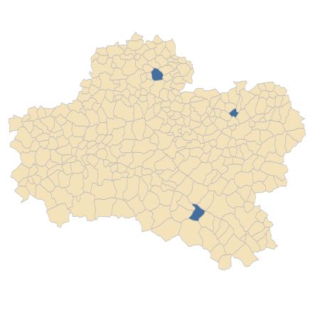 Répartition de Alnus incana (L.) Moench dans le Loiret