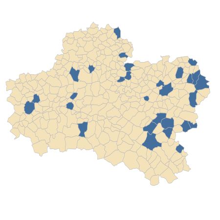 Répartition de Bromus commutatus Schrad. dans le Loiret