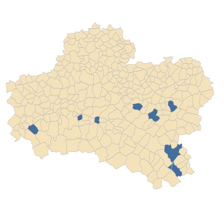 Répartition de Helianthus annuus L. dans le Loiret