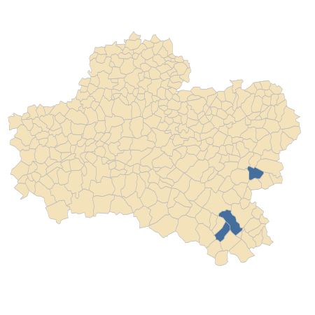 Répartition de Bidens connata Muhlenb. ex Willd. dans le Loiret