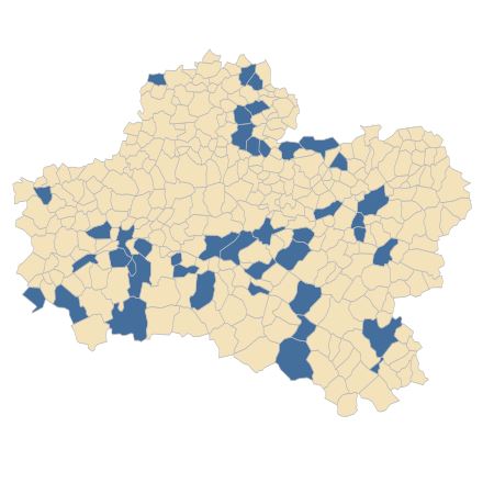 Répartition de Papaver argemone L. dans le Loiret