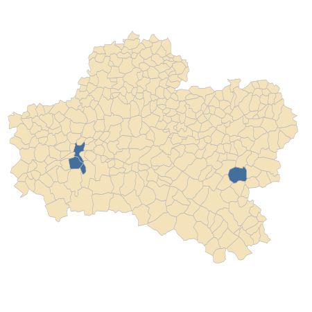 Répartition de Pseudofumaria alba (Mill.) Lidén dans le Loiret