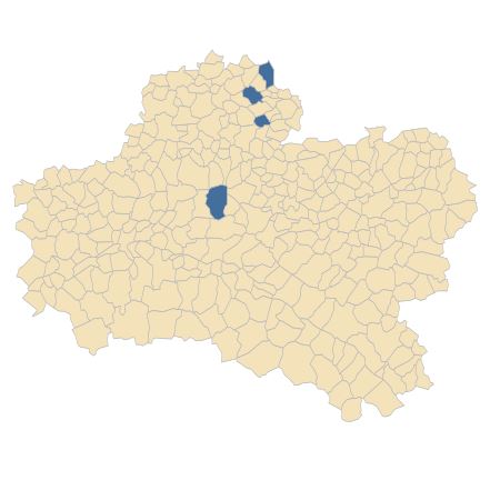 Répartition de Sorbus aria (L.) Crantz dans le Loiret