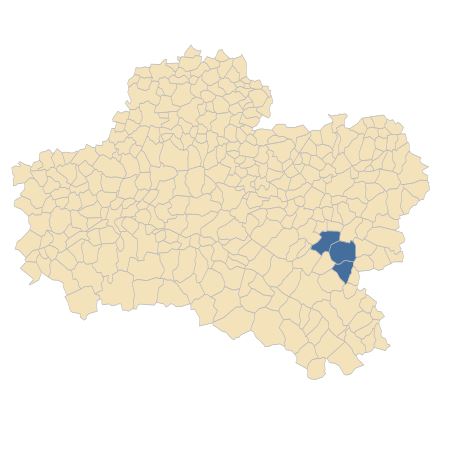 Répartition de Euphrasia officinalis L. dans le Loiret