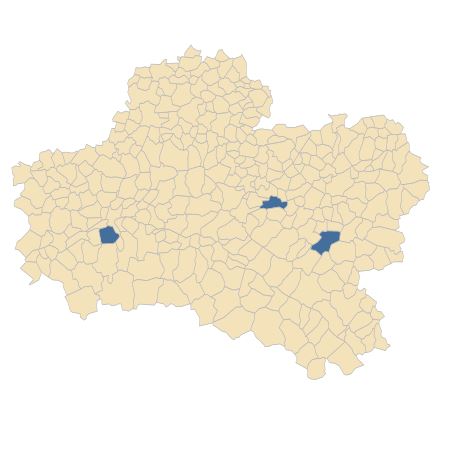 Répartition de Phelipanche ramosa (L.) Pomel dans le Loiret