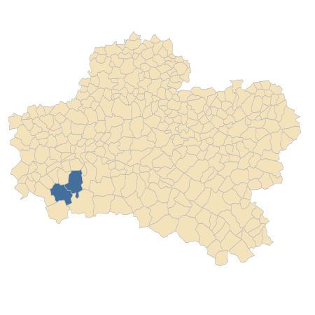 Répartition de Euphorbia illirica Lam. dans le Loiret