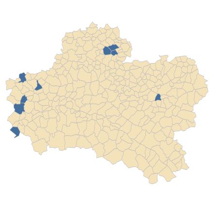 Répartition de Bombycilaena erecta (L.) Smoljan. dans le Loiret