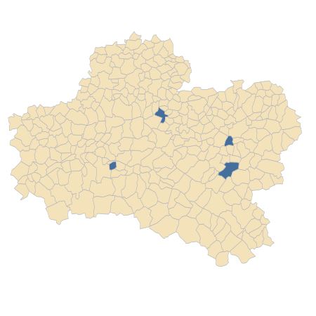 Répartition de Clinopodium nepeta subsp. ascendens (Jord.) B.Bock dans le Loiret