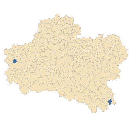 Répartition de Thymus polytrichus A.Kern. ex Borbás dans le Loiret