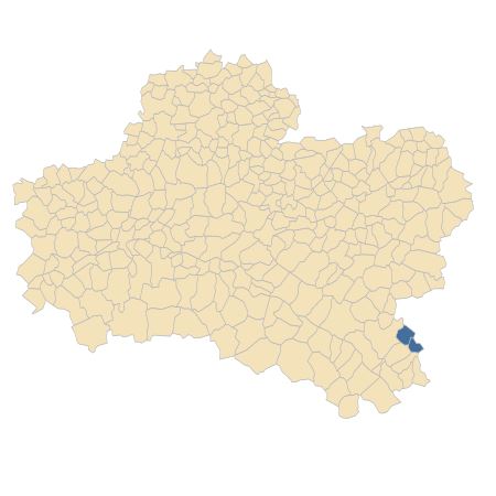 Répartition de Spergula echinosperma (Celak.) E.H.L.Krause dans le Loiret