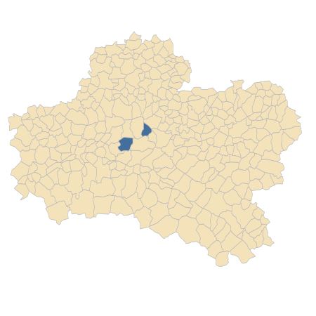 Répartition de Ranunculus hederaceus L. dans le Loiret