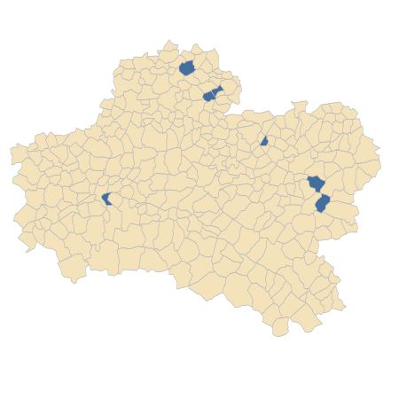 Répartition de Calepina irregularis (Asso) Thell. dans le Loiret