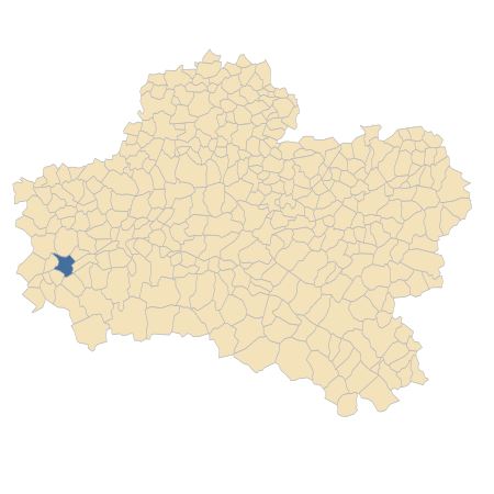 Répartition de Bassia scoparia (L.) Voss dans le Loiret