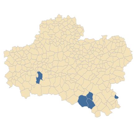 Répartition de Cardamine flexuosa With. dans le Loiret