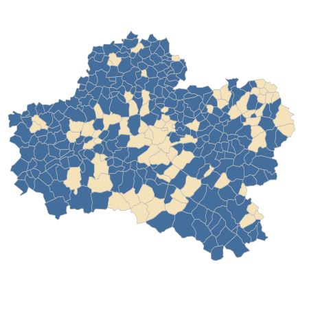 Répartition de Bryonia dioica Jacq. dans le Loiret