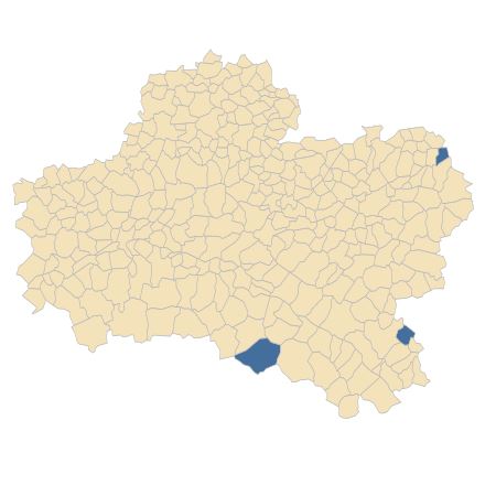 Répartition de Carex bohemica Schreb. dans le Loiret