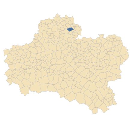 Répartition de Cerastium dubium (Bastard) Guépin dans le Loiret