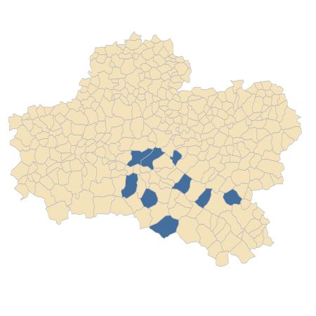 Répartition de Galeopsis segetum Neck. dans le Loiret