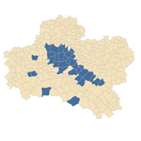 Répartition de Chamaemelum nobile (L.) All. dans le Loiret