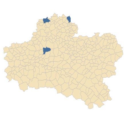 Répartition de Limodorum abortivum (L.) Sw. dans le Loiret