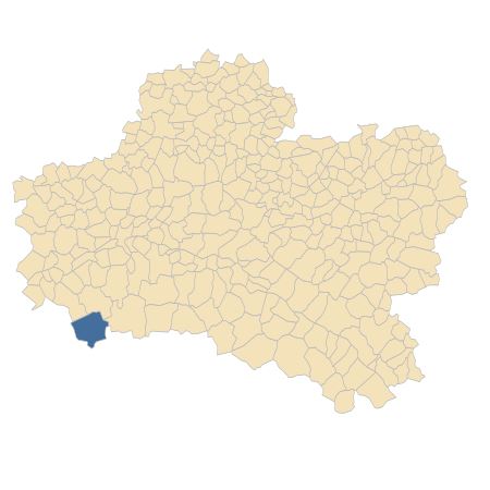 Répartition de Poa bulbosa L. subsp. bulbosa var. bulbosa dans le Loiret