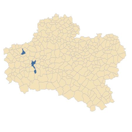 Répartition de Orobanche hederae Vaucher ex Duby dans le Loiret