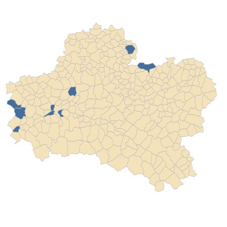 Répartition de Papaver somniferum L. dans le Loiret