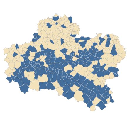 Répartition de Cynodon dactylon (L.) Pers. dans le Loiret