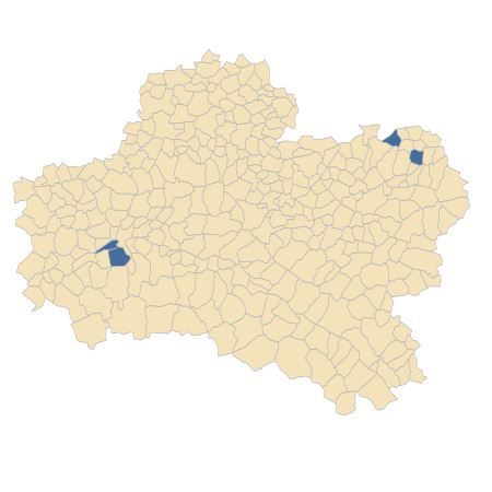 Répartition de Potamogeton obtusifolius Mert. & W.D.J.Koch dans le Loiret