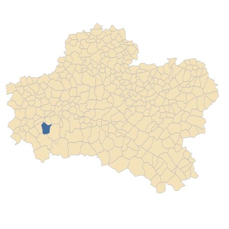 Répartition de Potentilla montana Brot. dans le Loiret