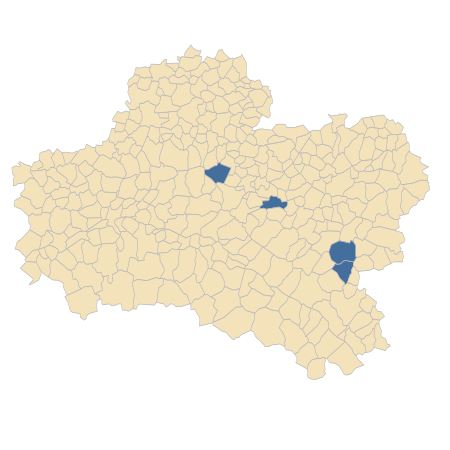 Répartition de Dactylorhiza fuchsii (Druce) Soó dans le Loiret