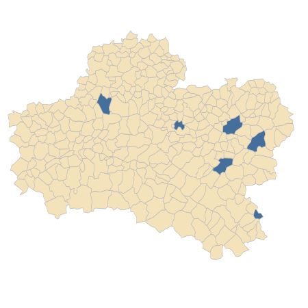 Répartition de Dactylorhiza incarnata (L.) Soó dans le Loiret