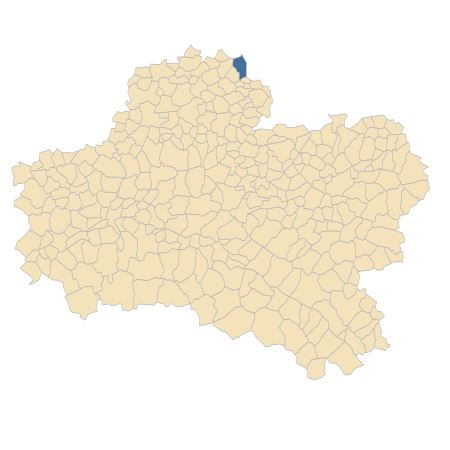 Répartition de Ribes alpinum L. dans le Loiret