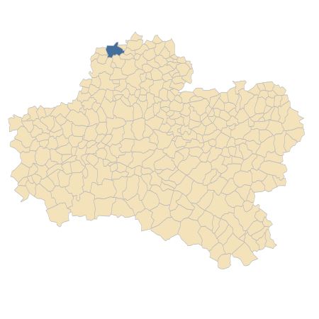 Répartition de Scrophularia oblongifolia Loisel. dans le Loiret